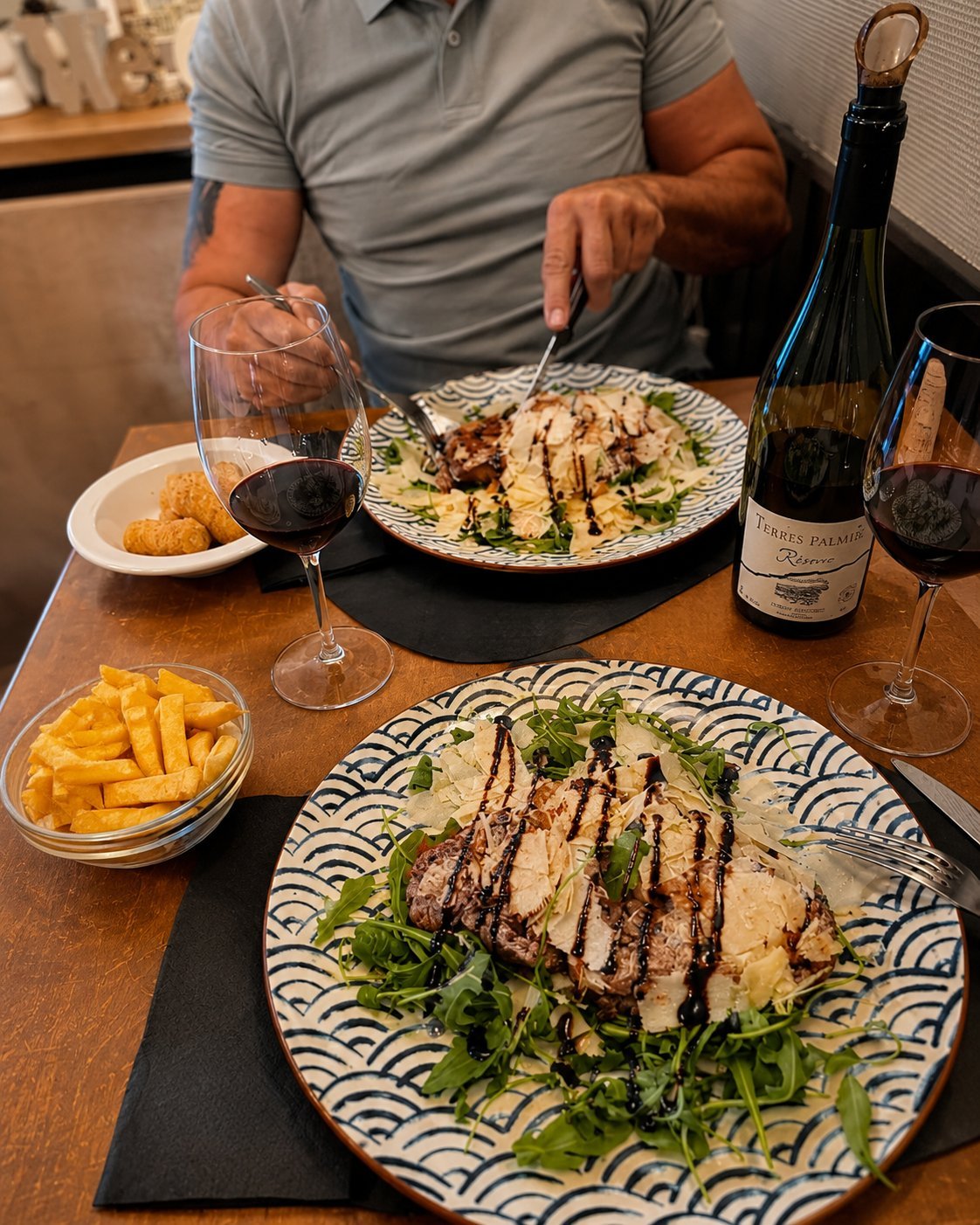 Une assiette du restaurant L'Ham